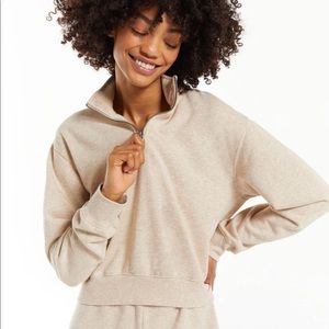 Z Supply Half Zip Sweatshirt XS